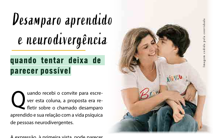 Desamparo aprendido e neurodivergência